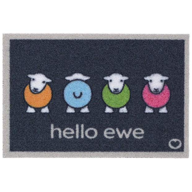 Hug Rug Outdoor Hello Ewe - handmade