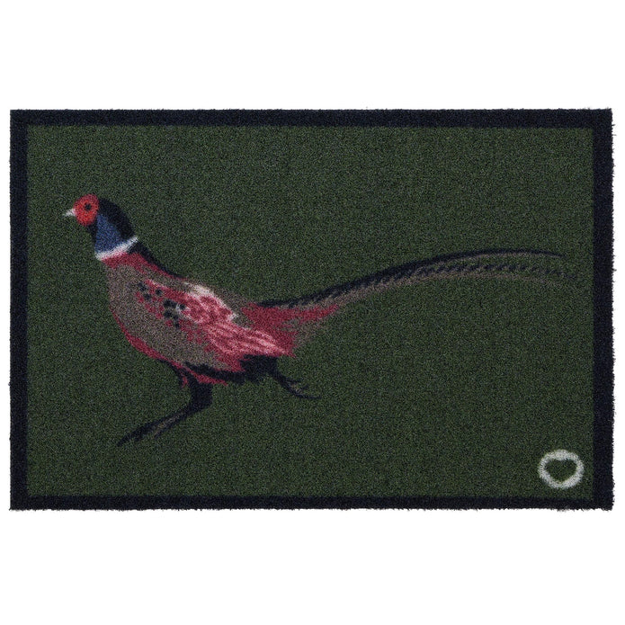 Hug Rug Outdoor Pheasant Green 2 - handmade