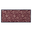 Hug Rug Paisley Floral Burgandy - handmade