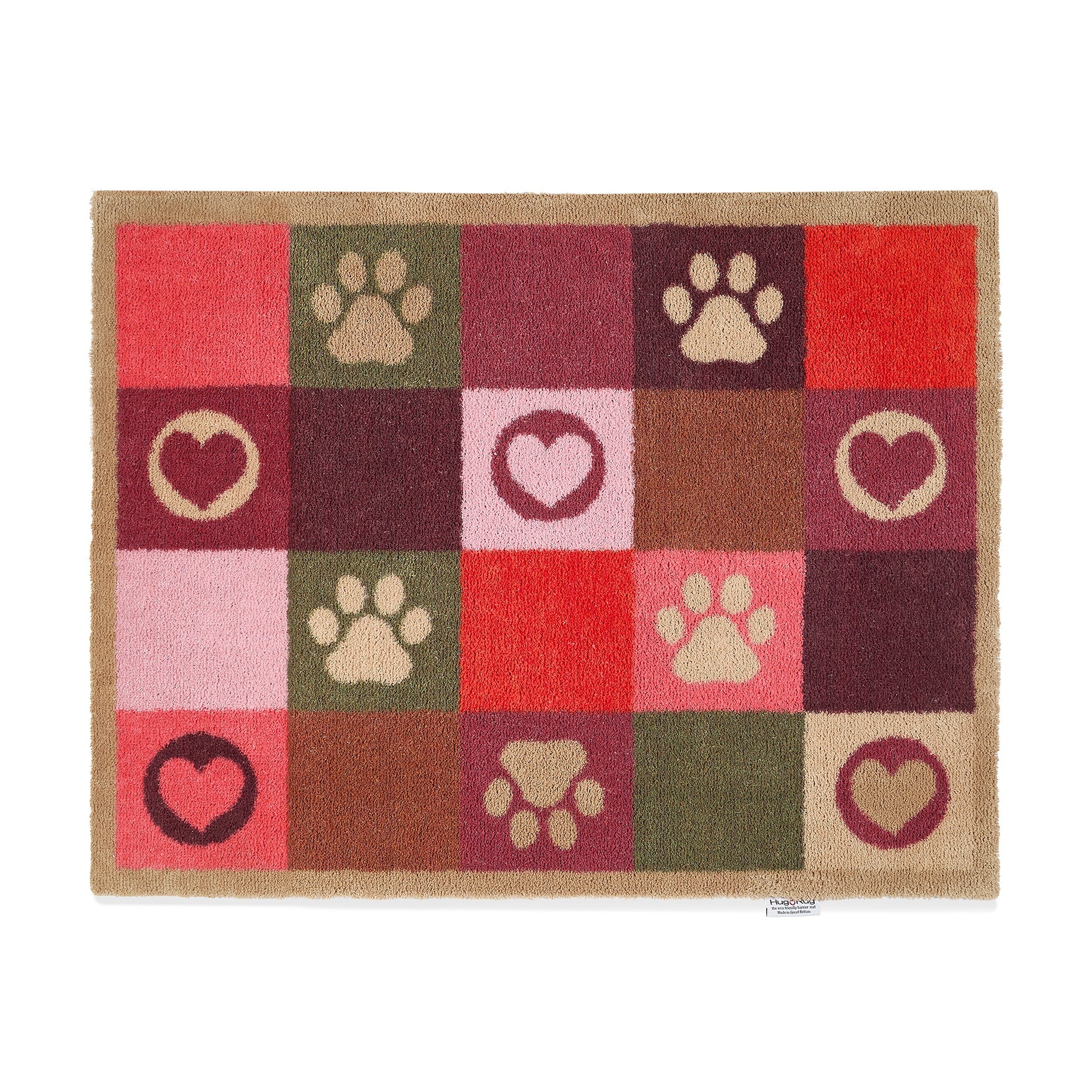Hug Rug Patchwork Paws - handmade