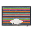 Hug Rug - Peep Stripe Herdy - handmade
