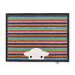 Hug Rug - Peep Stripe Herdy - handmade