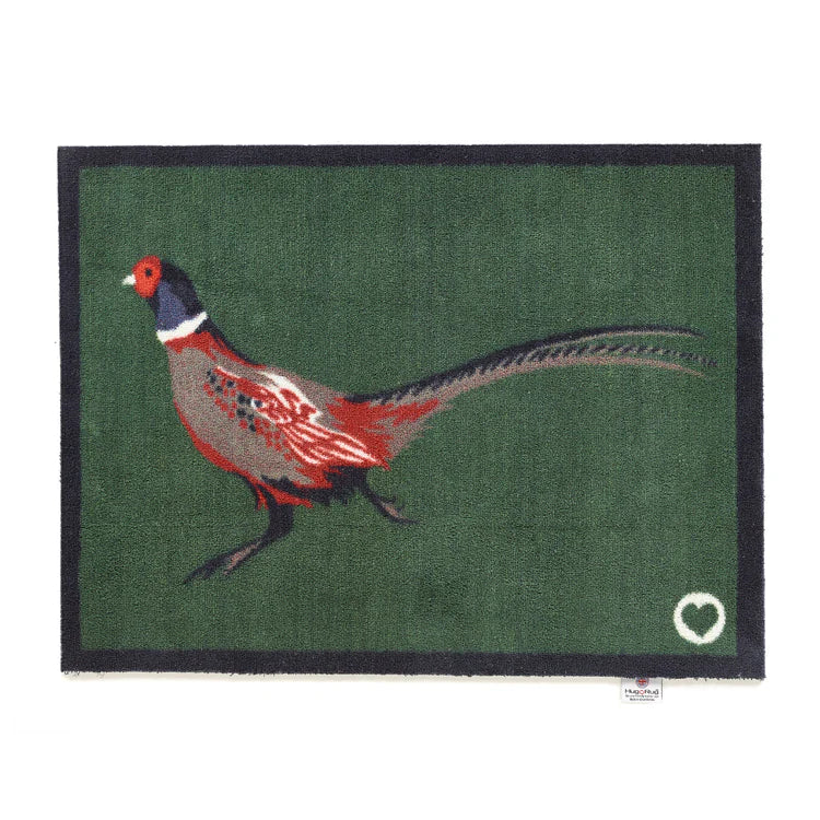 Hug Rug - Pheasant 2 (Green) - handmade