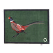 Hug Rug - Pheasant 2 (Green) - handmade