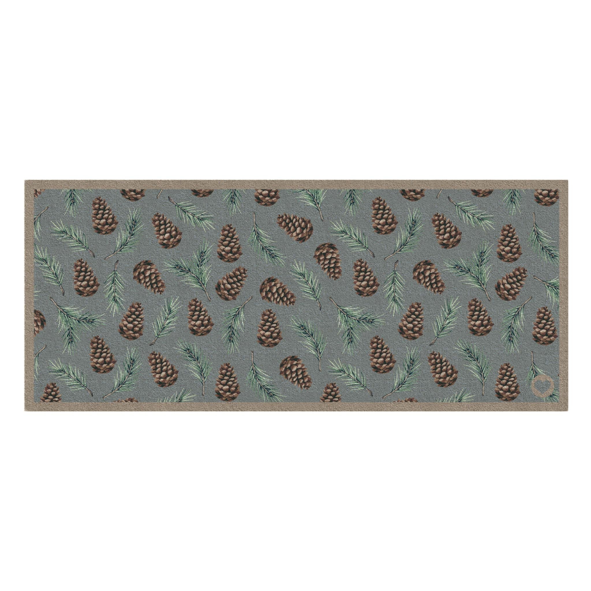 Hug Rug Pinecones - handmade