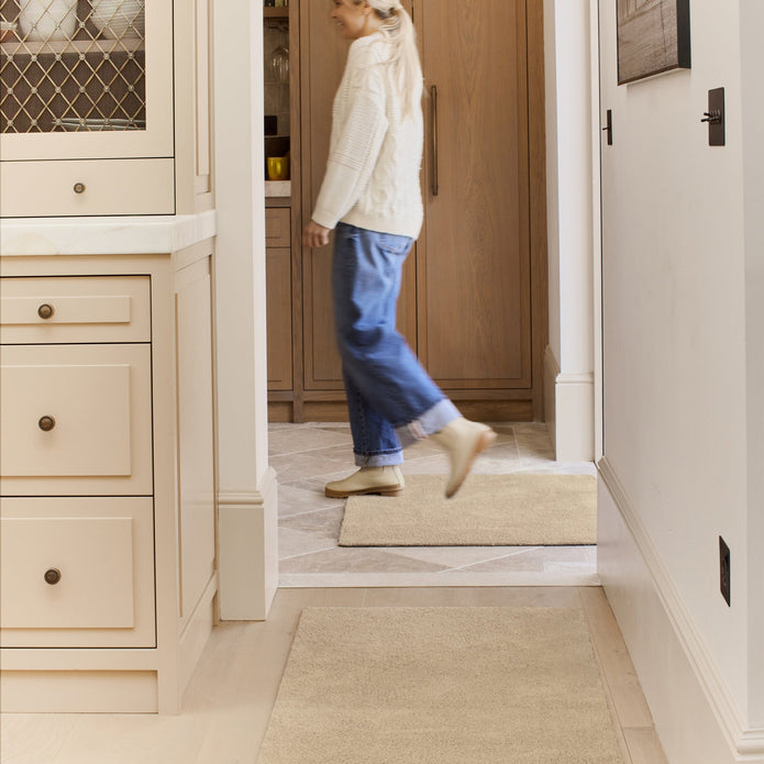 Hug Rug - Plain Beige - handmade