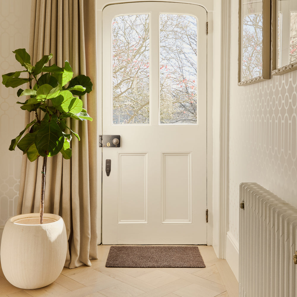 Hug Rug - Plain Coffee - handmade