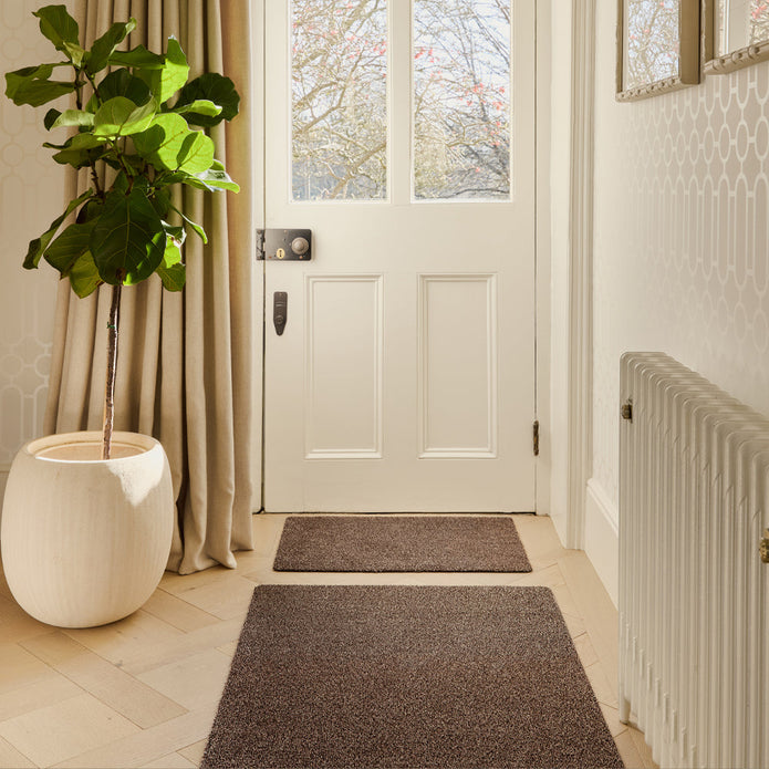 Hug Rug - Plain Coffee - handmade