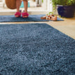 Hug Rug - Plain Indigo - handmade