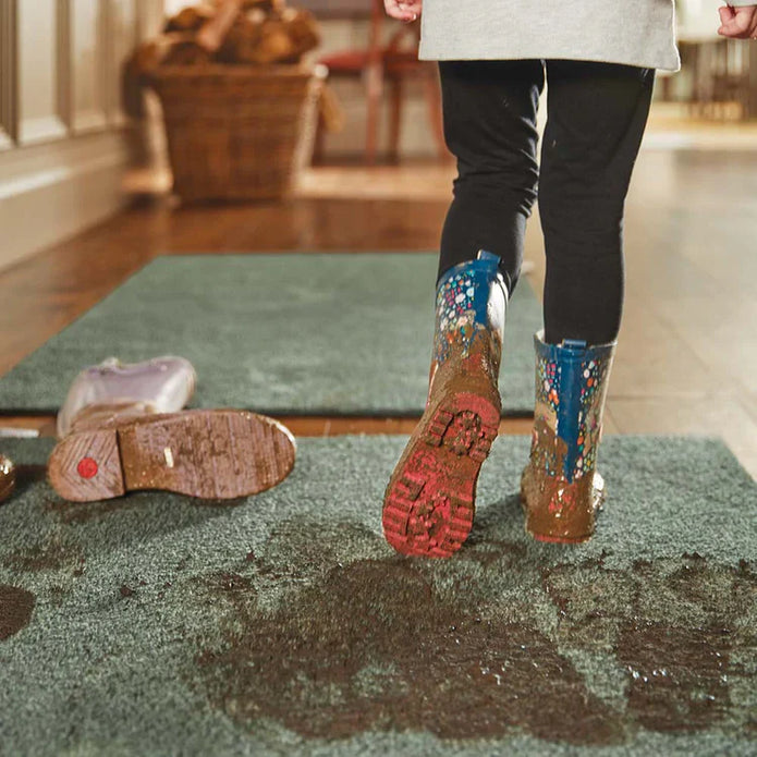 Hug Rug - Plain Sage Green - handmade