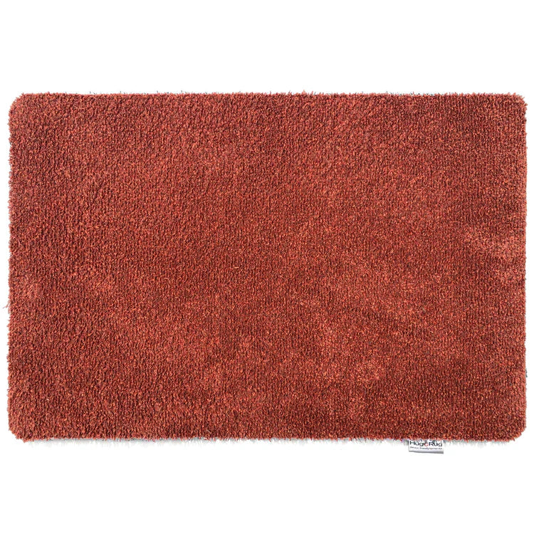 Hug Rug - Plain Terracotta - handmade