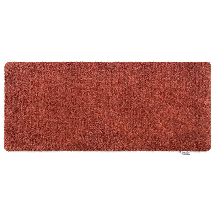 Hug Rug - Plain Terracotta - handmade