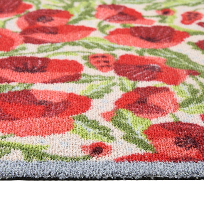 Hug Rug Poppies Galore - handmade