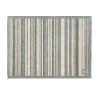 Hug Rug Sage Stripe - handmade