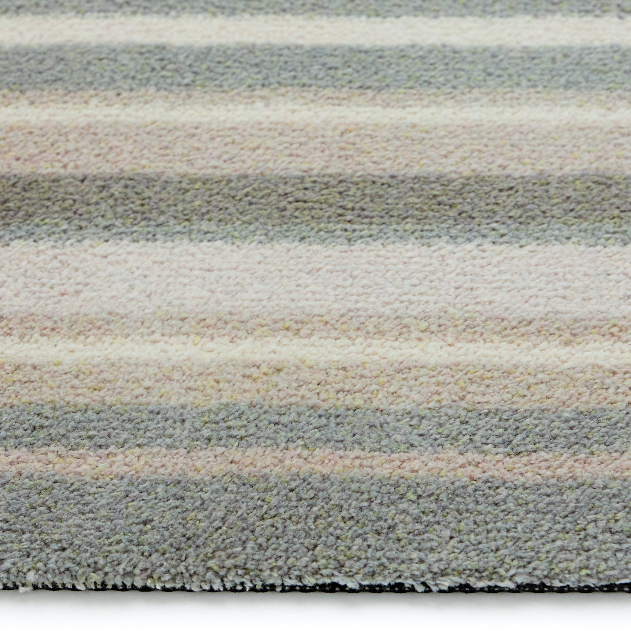 Hug Rug Sage Stripe - handmade