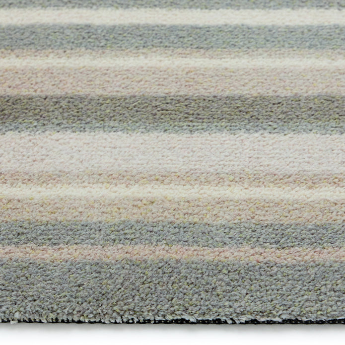 Hug Rug Sage Stripe - handmade