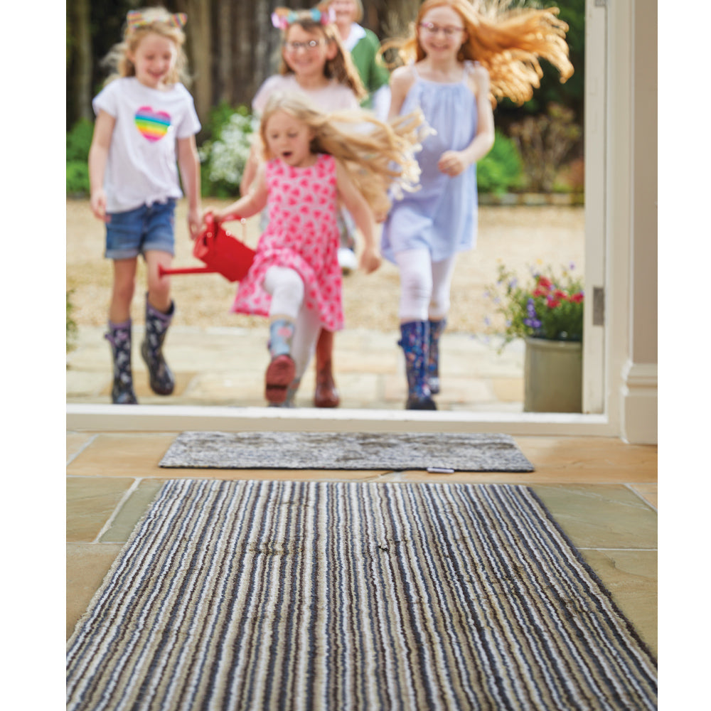Hug Rug Select - New England Stripe - handmade
