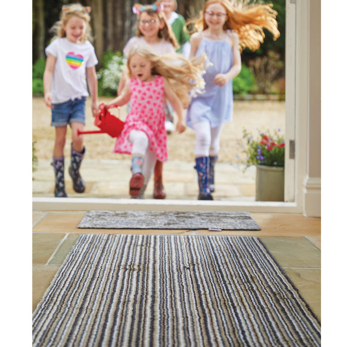 Hug Rug Select - New England Stripe - handmade