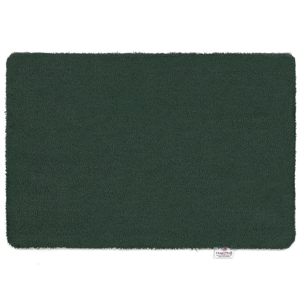 Hug Rug Sense Bath - Forest Green - handmade