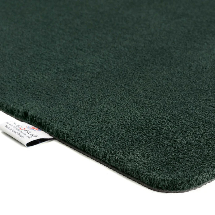 Hug Rug Sense Bath - Forest Green - handmade