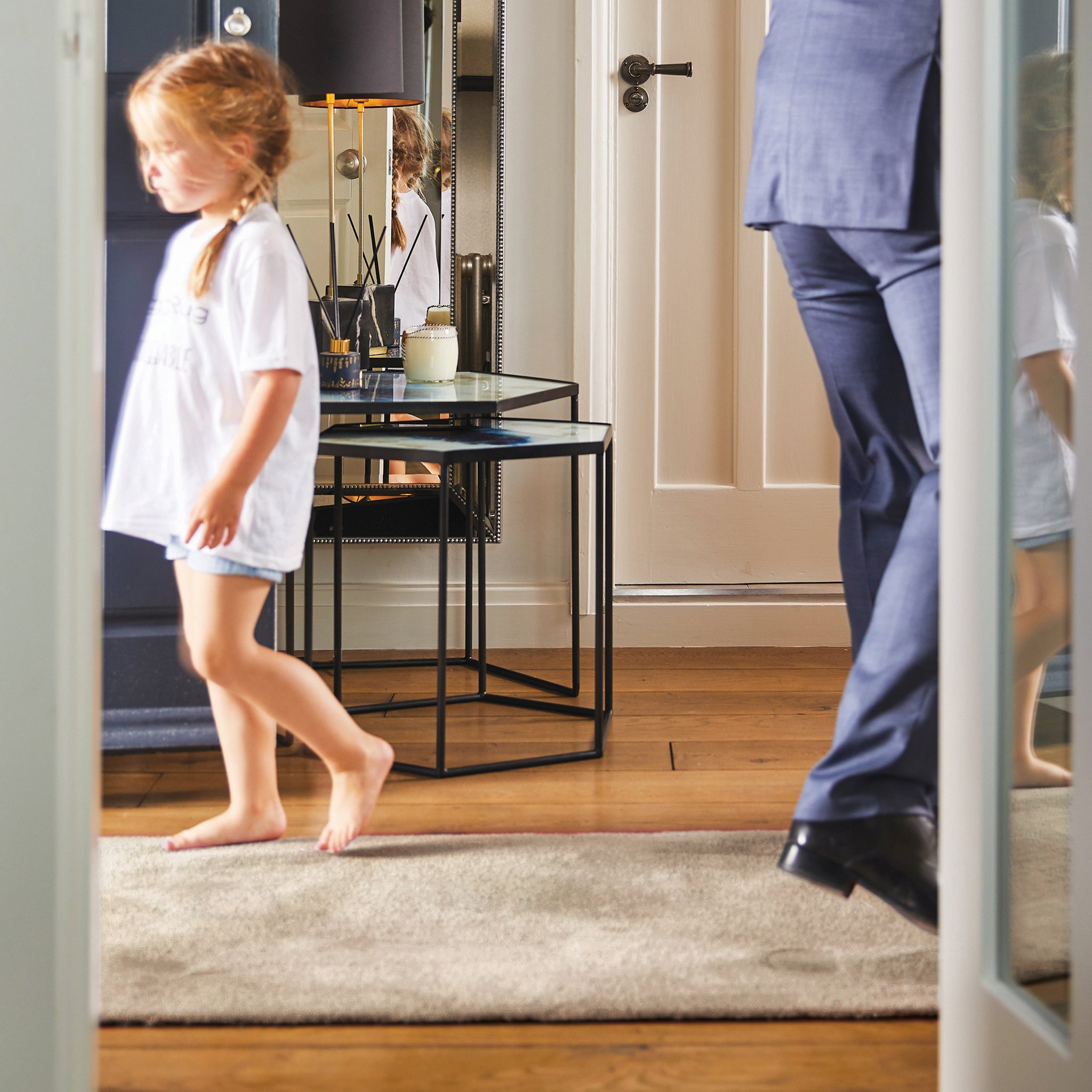 Hug Rug Sense - Beige - handmade