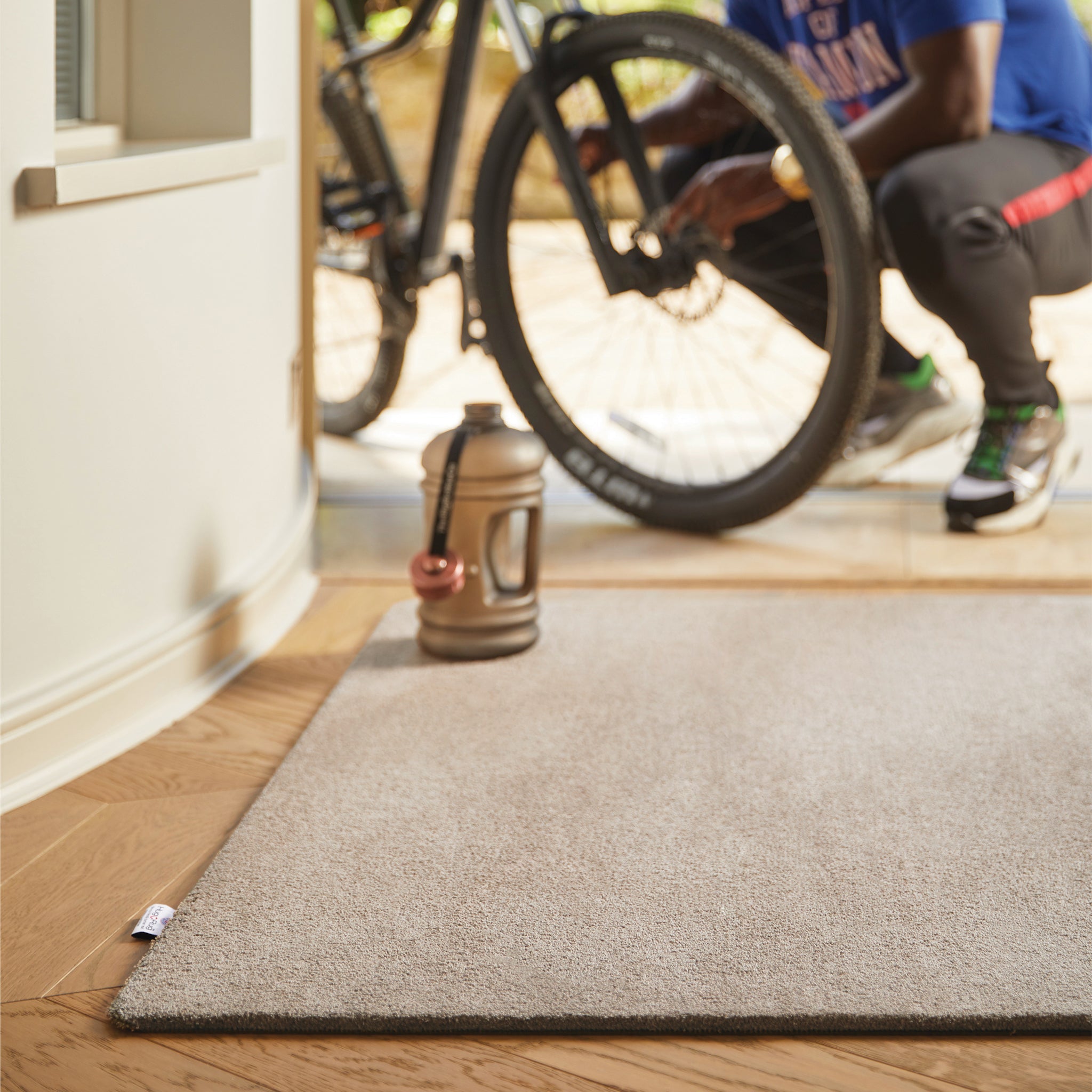 Hug Rug Sense - Beige - handmade