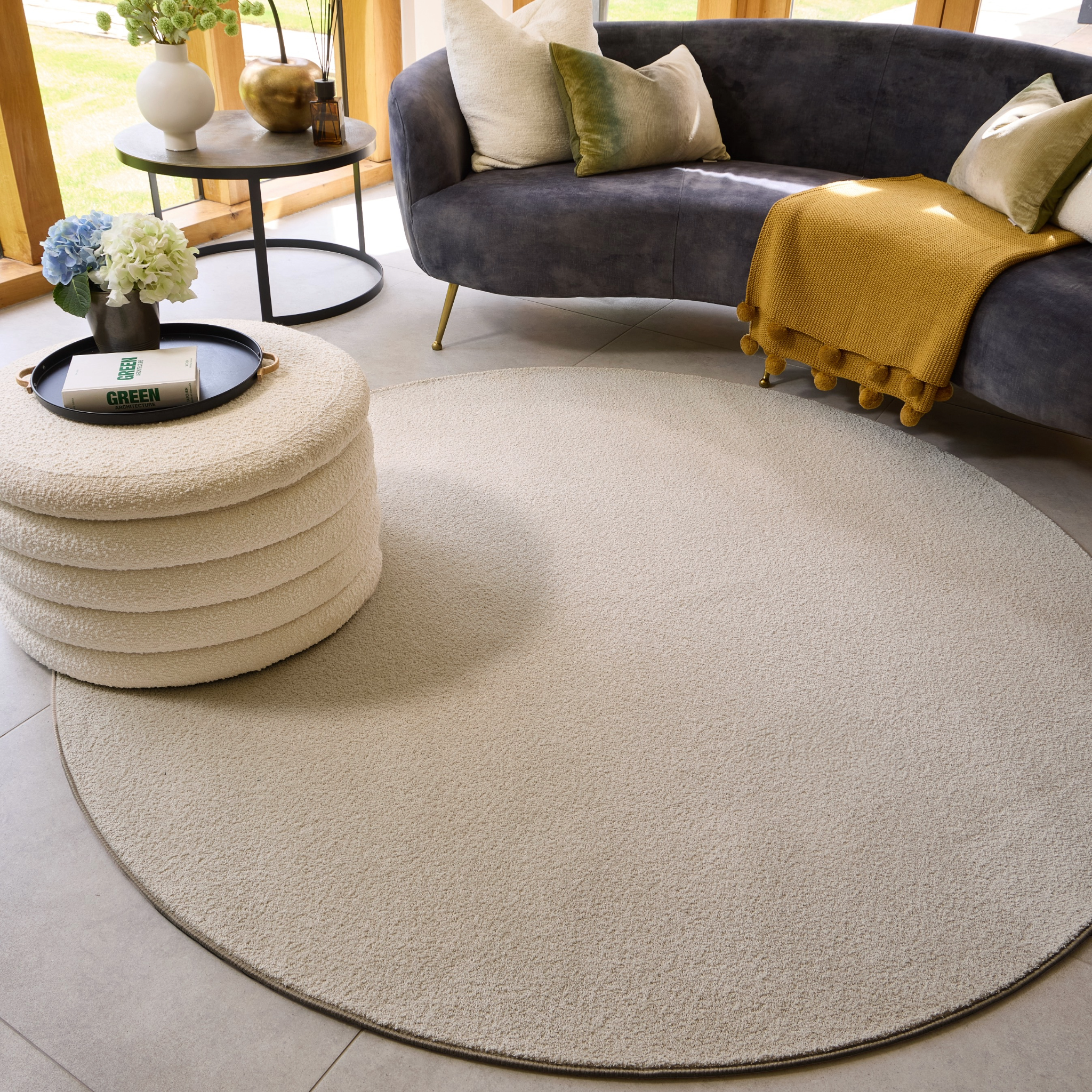Hug Rug Sense Rugs - Beige - handmade