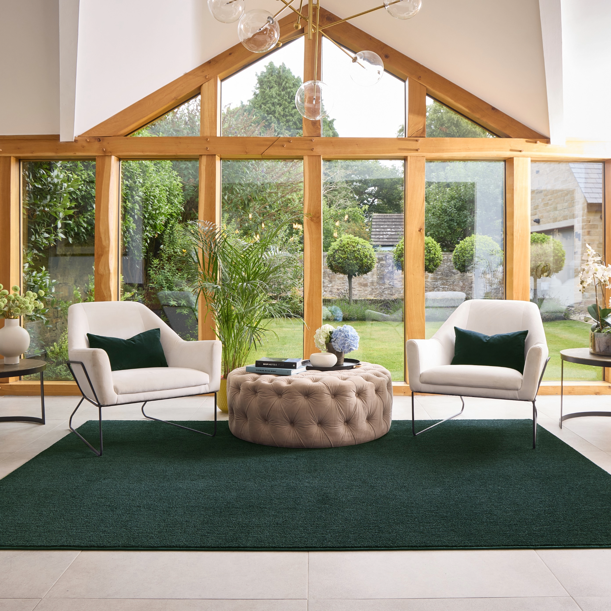 Hug Rug Sense Rugs - Forest Green - handmade