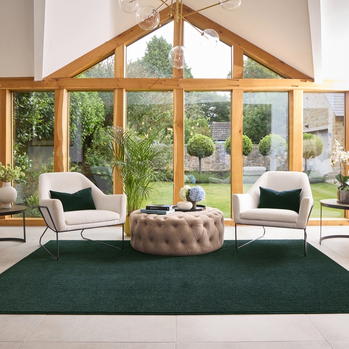 Hug Rug Sense Rugs - Forest Green - handmade