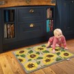 Hug Rug - Sunflower 1 - handmade