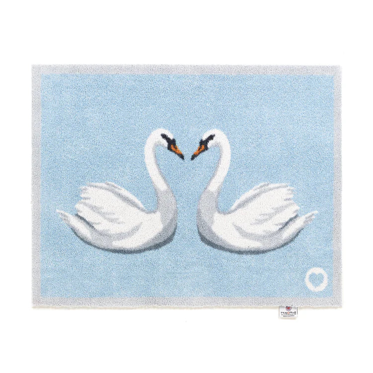 Hug Rug - Swan 1 - handmade