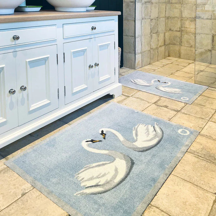 Hug Rug - Swan 1 - handmade