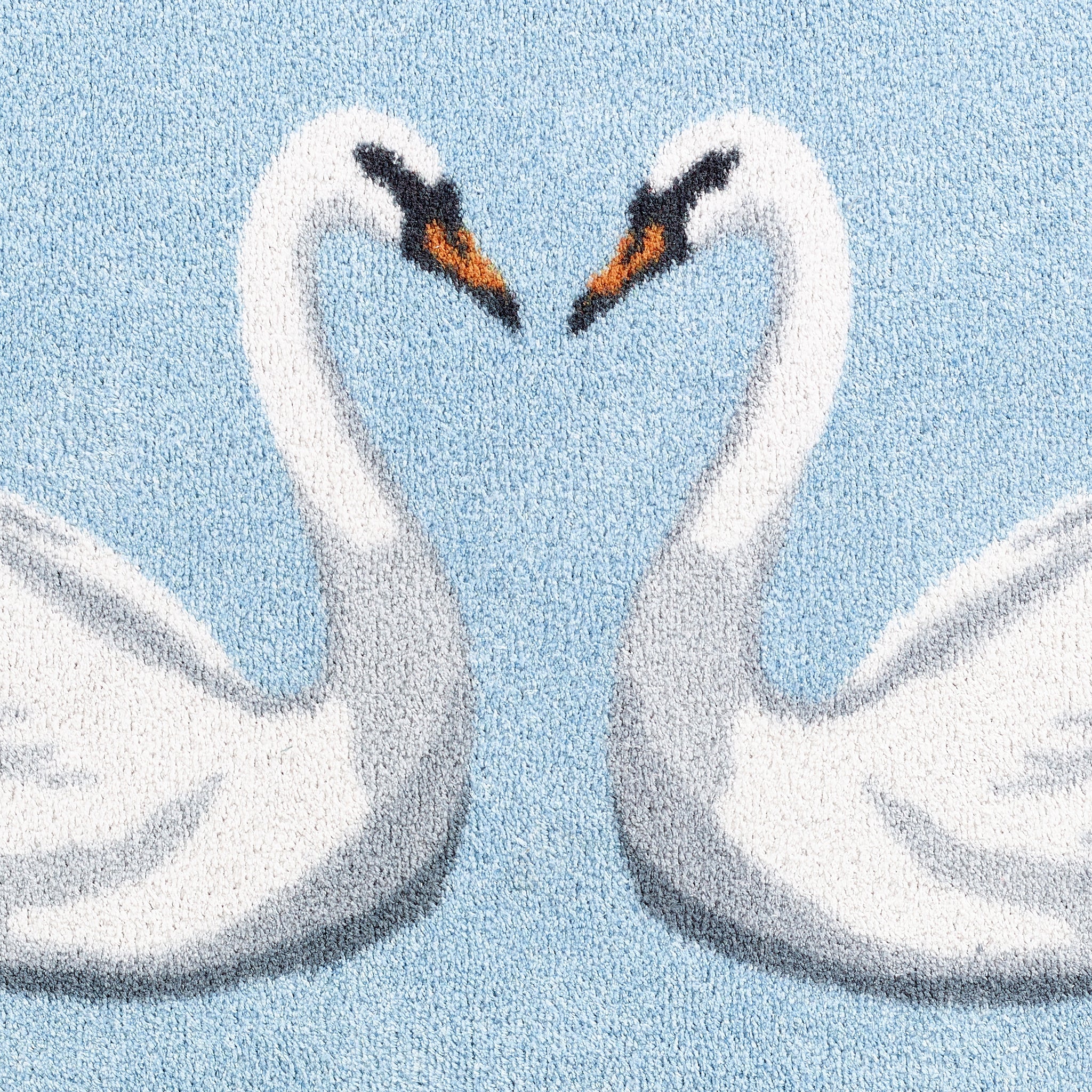 Hug Rug - Swan 1 - handmade