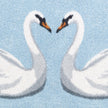 Hug Rug - Swan 1 - handmade