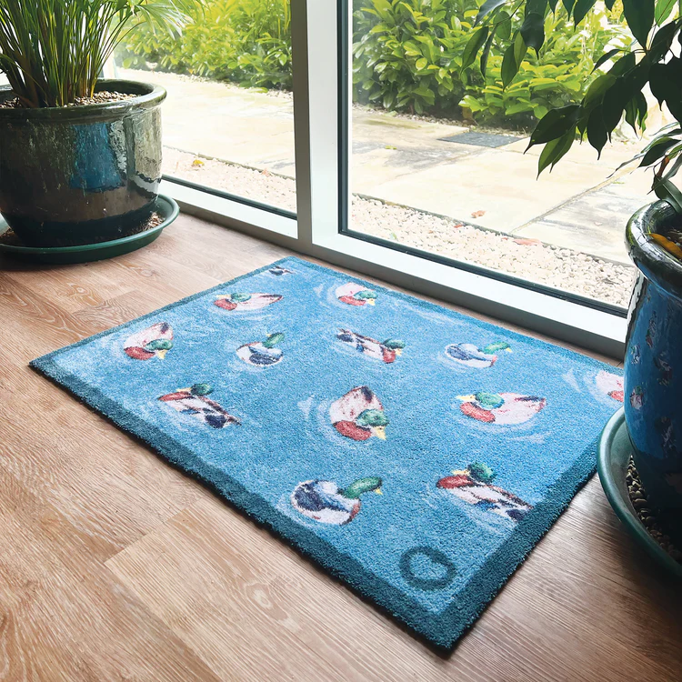 Hug Rug Swimming Ducks - handmade