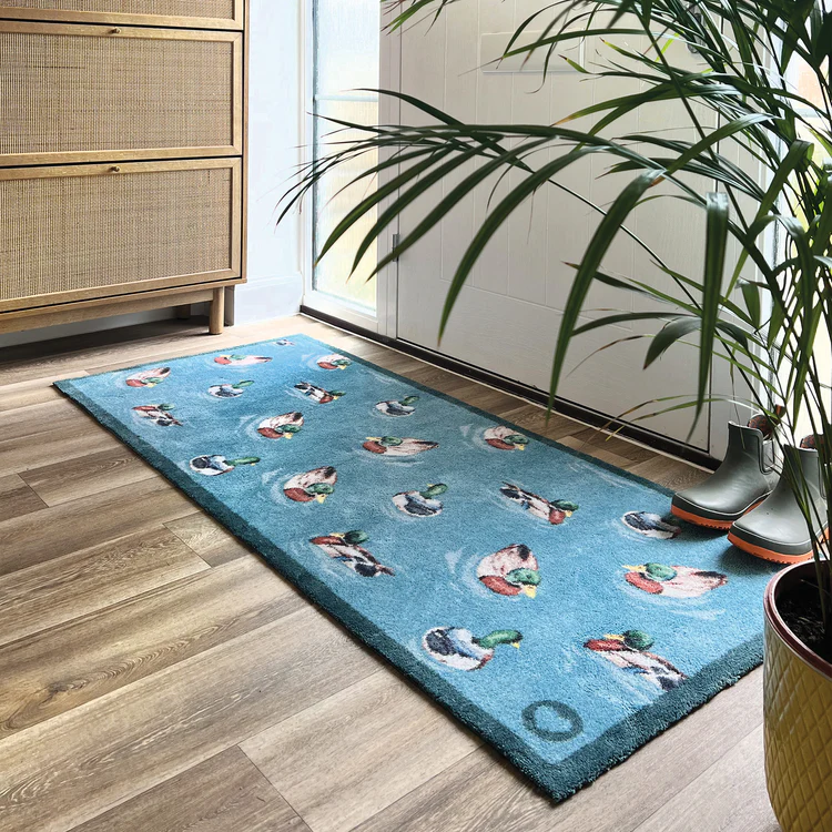 Hug Rug Swimming Ducks - handmade