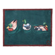 Hug Rug Swimming Ducks Teal - handmade