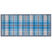 Hug Rug Tartan Blue - handmade