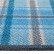 Hug Rug Tartan Blue - handmade