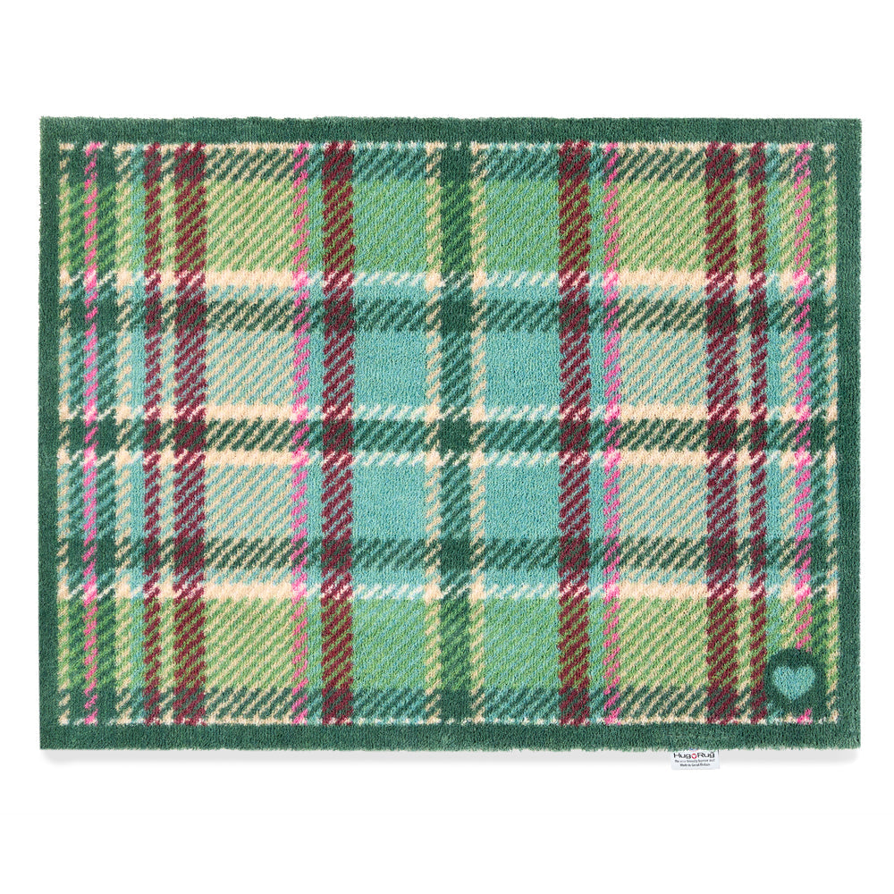 Hug Rug Tartan Green - handmade