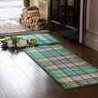 Hug Rug Tartan Green - handmade