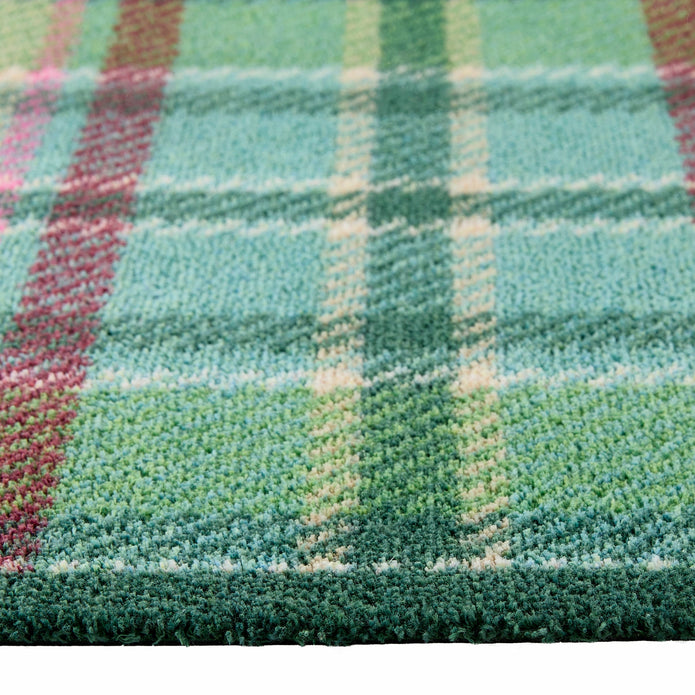 Hug Rug Tartan Green - handmade
