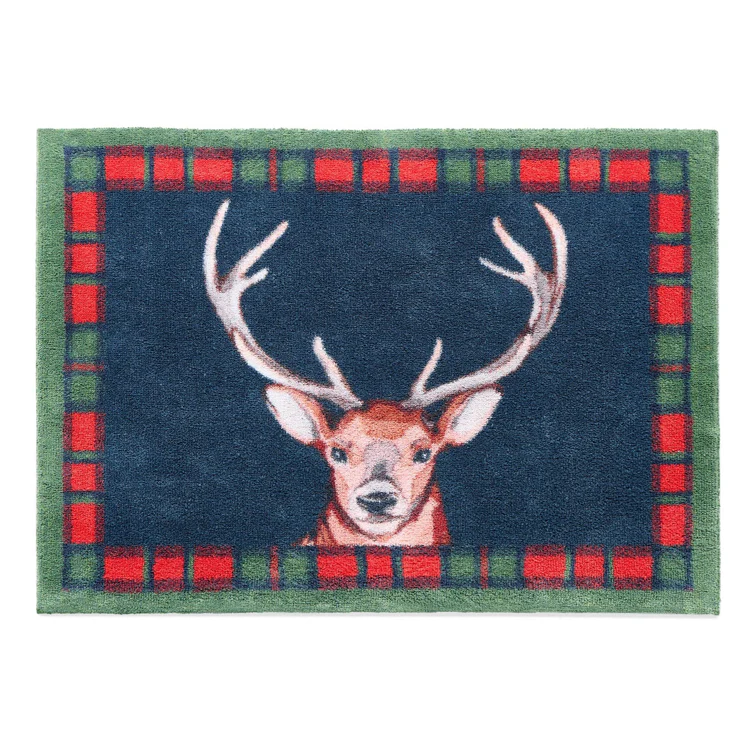 Hug Rug - Tartan Stag - handmade