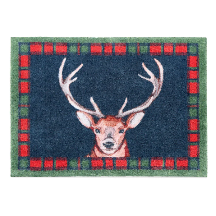 Hug Rug - Tartan Stag - handmade