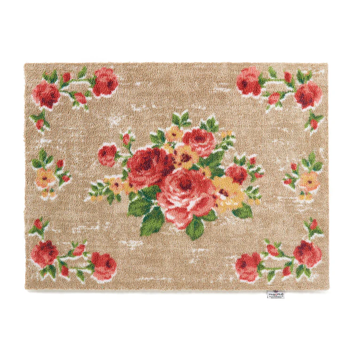 Hug Rug Vintage Rose - handmade