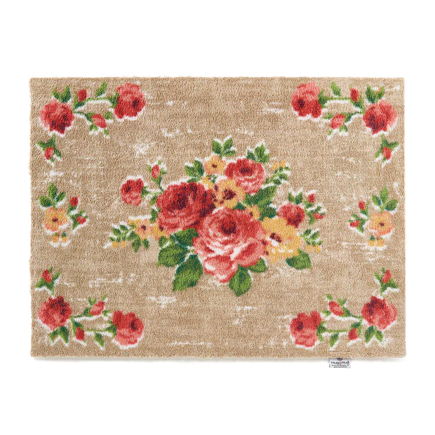 Hug Rug Vintage Rose - handmade