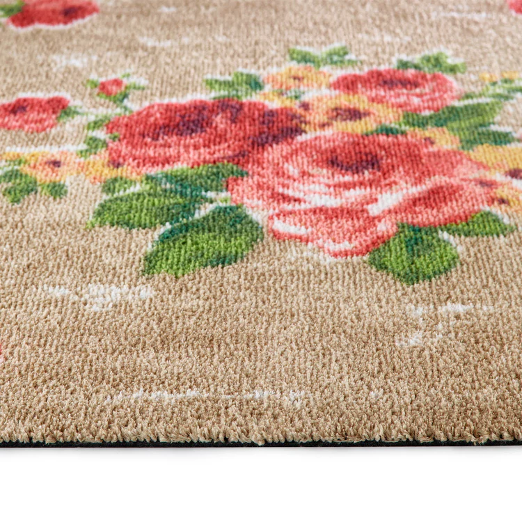 Hug Rug Vintage Rose - handmade