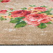 Hug Rug Vintage Rose - handmade