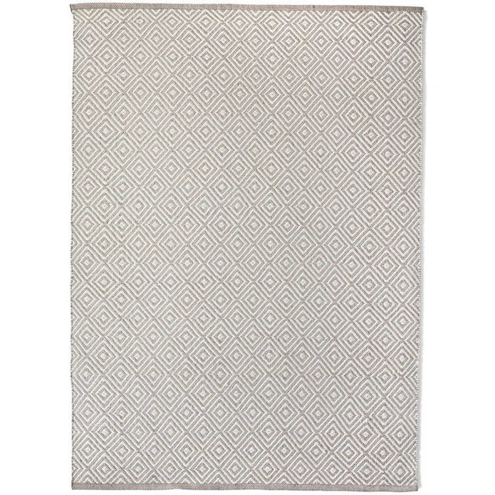 Hug Rug Woven Diamond Rug Natural - handmade