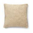 Hug Rug Woven Herringbone Cushion Gold - handmade